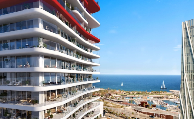 Odile Decq Unveils New Images of First Residential Skyscraper in Barcelona - Featured Image