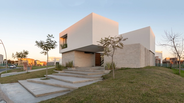 Castaños House / Barrionuevo Villanueva Arquitectos - Exterior Photography, Houses, Facade, Stairs