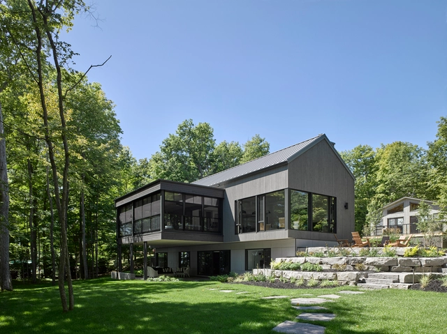 Big Rideau Lakehouse / Christopher Simmonds Architect - Exterior Photography, Houses, Facade, Door