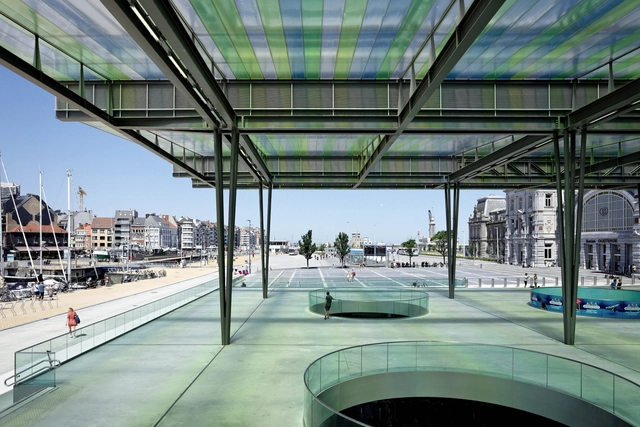 奥斯坦德车站改造 / Dietmar Feichtinger Architectes - 停车场