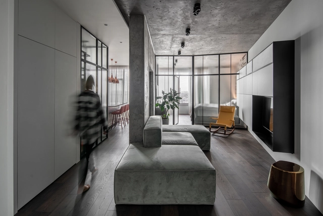 Apartamento Concrete66 / Pinchuk+Architects - Interiores De Apartamentos