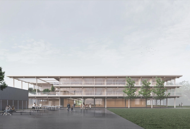 Topotek 1 Wins Competition to Design an Extension for a School in Switzerland - Featured Image