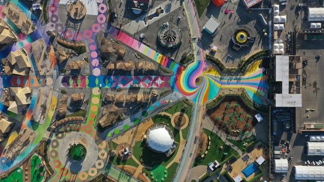 Clock of the times -  Diriyah Season Festival 2019 / Dasic Fernández - Paisaje Y Arquitectura
