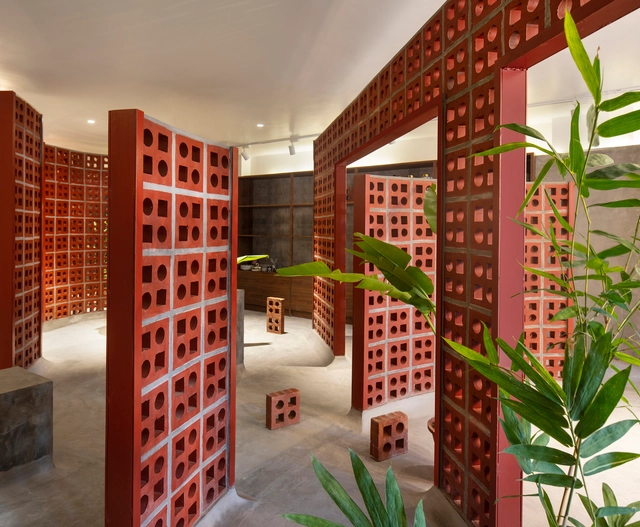 TerraMater 旗舰店，陶土的几何隔墙 / RENESA Architecture Design Interiors Studio - 零售室内设计