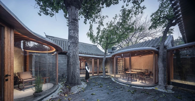 Patio Qishe / ARCHSTUDIO - Fotografía exterior, Renovación