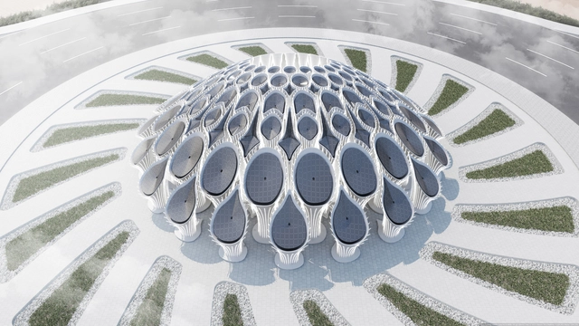 MEAN Designs 3D Printed Concrete Roundabout Pavilion for Expo 2020 Dubai  - Featured Image