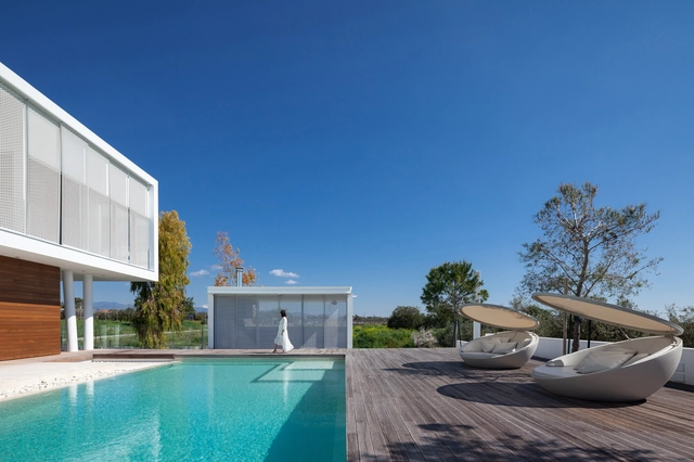 Residência Linear / Christos Pavlou Architecture - Fotografia de Exterior, Casas