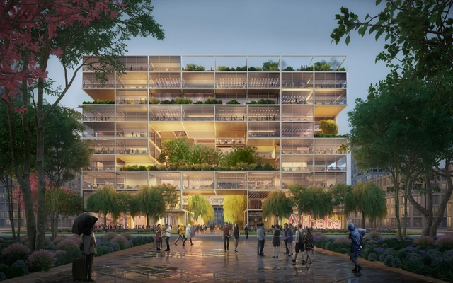  Foster + Partners diseñará la nueva sede de Alibaba en Shanghai - Imagen Principal