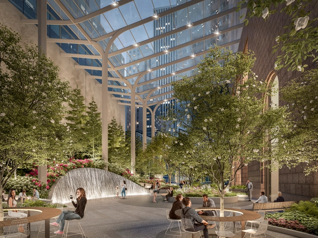 Nova Iorque aprova a construção do jardim projetado pelo Snøhetta no 550 Madison - Imagem de Destaque