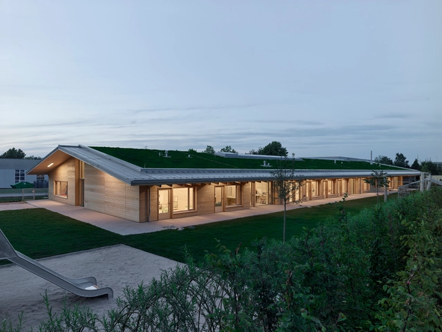Jardín infantil Trumpf / Barkow Leibinger - Fotografía exterior, Guardería, Jardín