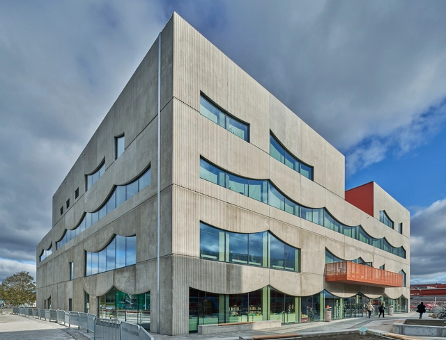 Selma Lagerlöfs Cultural Center / White Arkitekter - Exterior Photography, Cultural Center, Facade