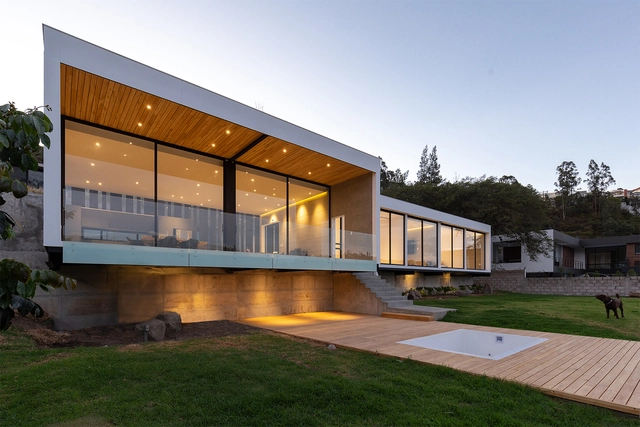 Casa DA / Bernardo Bustamante Arquitectos - Fotografía exterior, Casas, Jardín, Fachada
