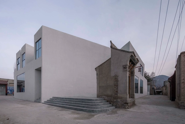 东乡文化中心 / 超城建筑 - 建筑图, 文化中心, 楼梯, 表皮