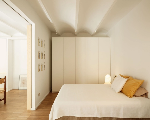 Para Marcel, loft en Barcelona / MH.AP Studio - Fotografía interior, Reconversión, Dormitorio, Camas
