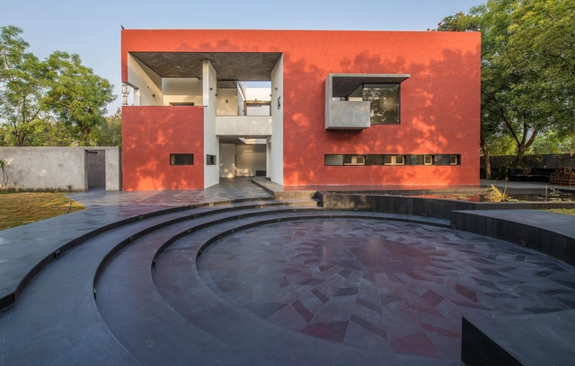 Centro para las artes 079 Stories / Vastu Shilpa Consultants - Fotografía exterior, Centro Cultural, Fachada