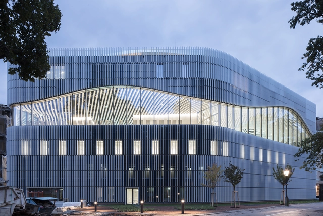 Paracelsus Bad & Kurhaus Swimming Facilities  / Berger+Parkkinen Architekten - Exterior Photography, Swimming Pool, Facade