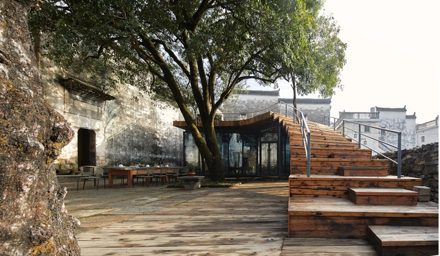 婺源虹关村留耕堂修复与改造 / 三文建筑 / 何崴工作室 - 建筑图, 更新项目, 楼梯