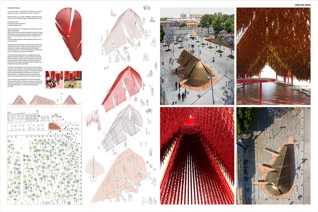 Resultados Concurso Arquine No.22 | Pabellón MEXTRÓPOLI 2020 - Imagen Principal