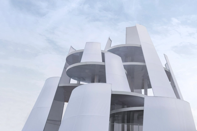 时间塔 / BIAD·朱小地工作室 - 建筑图, 瞭望塔, 表皮
