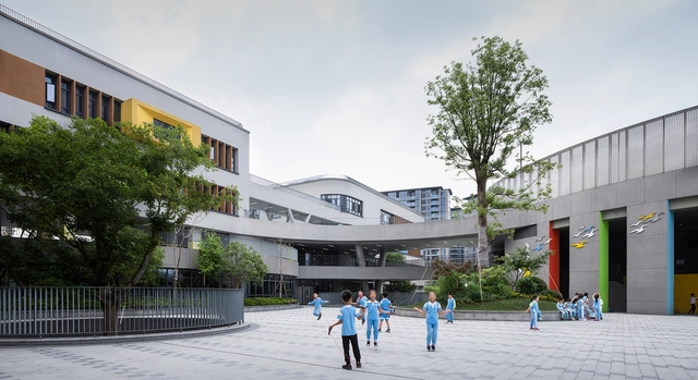 杭州市胜利小学新城校区及附属幼儿园 / 浙江大学建筑设计研究院 - 建筑图, 小学及初中, 表皮