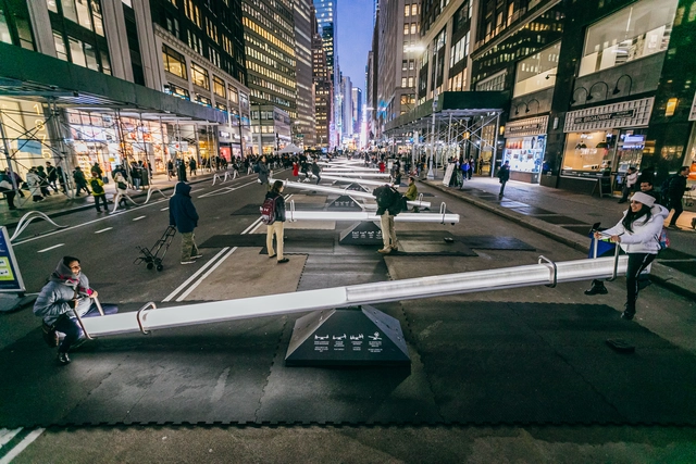 Playful Urban Design Intervention by Lateral Office and CS Design Takes Over New York City's Garment District - Featured Image
