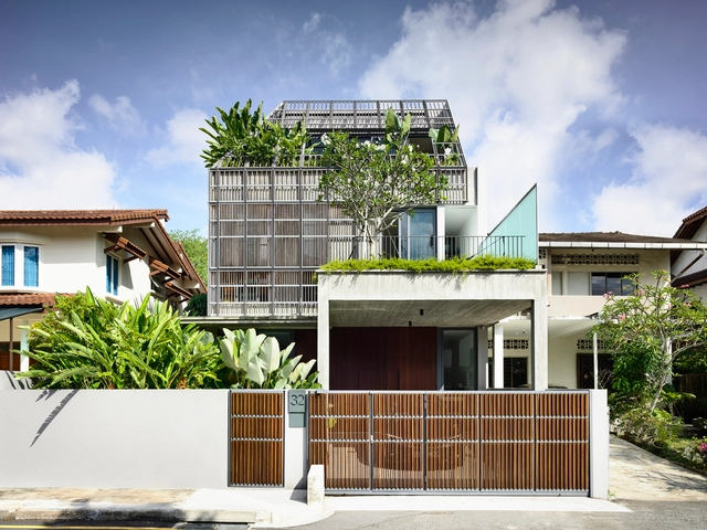 Fundido a verde / HYLA Architects - Fotografía exterior, Casas, Fachada
