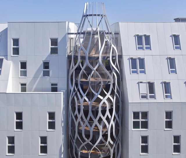 Rive Seine Building / TETRARC - Apartments, Facade