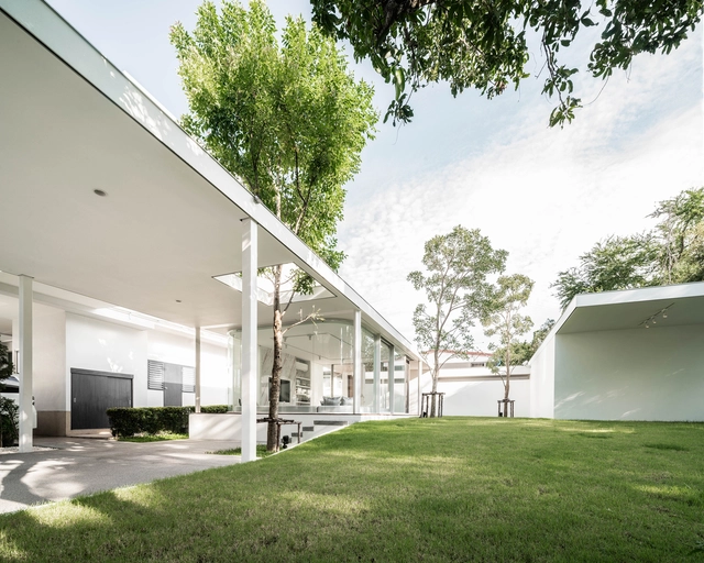 Casa pabellón OA / Anonym - Fotografía exterior, Casas, Jardín, Fachada