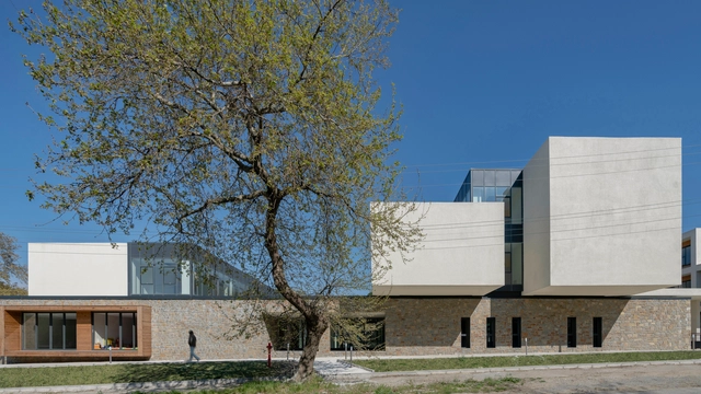 Gökçeada High School Campus  / PAB Architects - Exterior Photography, High School, Facade