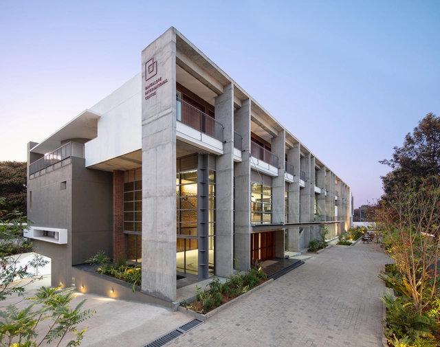Bangalore International Centre / Hundredhands - Mixed Use Architecture, Facade, Door
