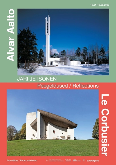 Le Corbusier & Alvar Aalto.  Reflections - Jari Jetsonen - Photo Exhibition - Featured Image