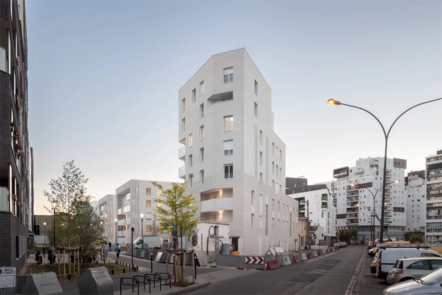 61 departamentos en IVRY / Tectône - Fotografía exterior, Residencial
