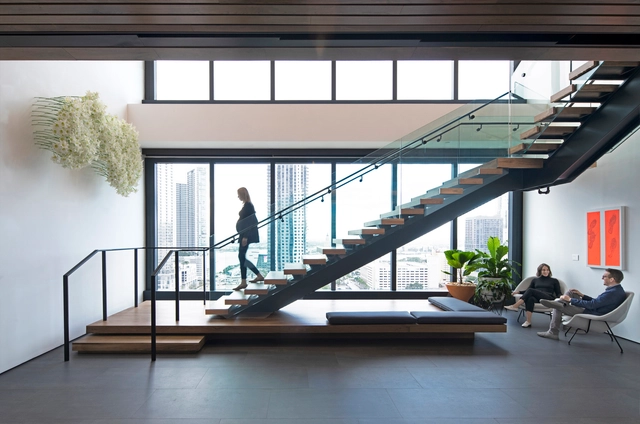 Cisneros Group Miami Headquarters / Perkins&Will - Interior Photography, Offices Interiors, Stairs, Facade, Handrail