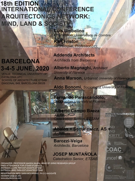 18th International Conference Arquitectonics: Mind, Land, and Society - Imagen Principal