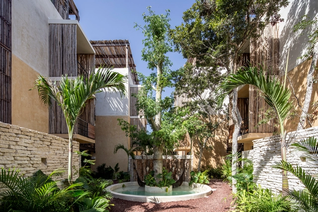 Departamentos Tribu / Arista Cero - Fotografía exterior, Apartamentos, Jardín, Fachada