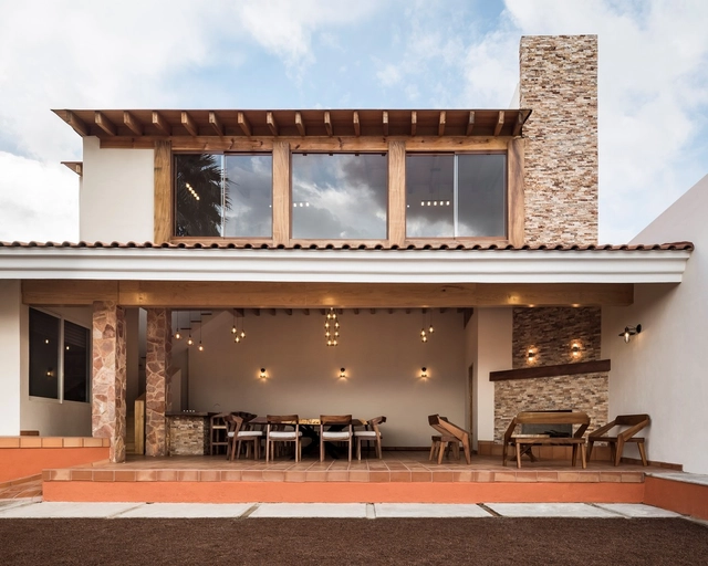 Cabana Dipisur / Difracción Arquitectos - Fotografia de Interiores, Cabanas E Pousadas, Cozinha, Fachada