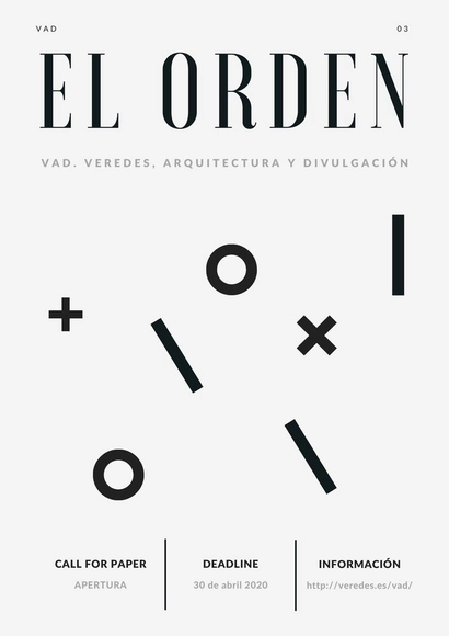 Call for Papers para 'VAD 03: El Orden' - Imagen Principal