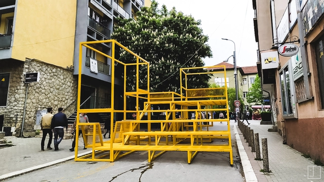 The Yellow Pavilion / Architecture for Humans - Interior Photography, Temporary Installations, Facade