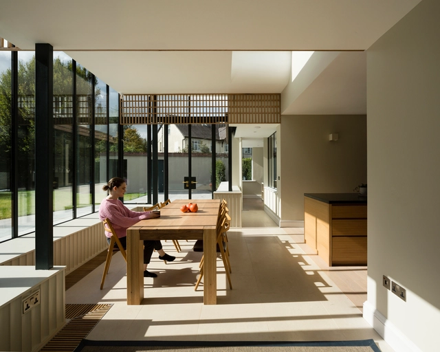 Glass Ribbon / Scullion Architects - Interior Photography, Houses, Facade, Table, Chair