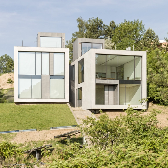 Casa duplex / débert architects - Fotografía exterior, Casas, Fachada