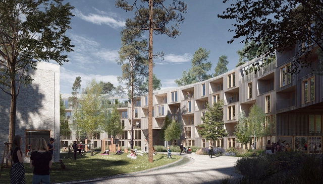 Schauman & Nordgren Architects Won a Competition to Design a Housing Block in the Finnish Forest - Featured Image