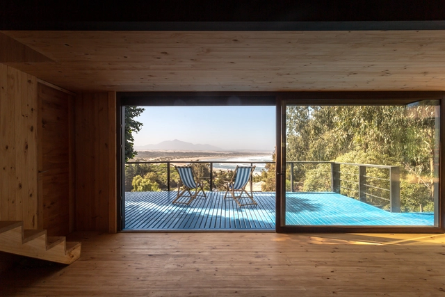 Casa Chica / Alejandro Soffia - Fotografía interior, Casas, Dormitorio, Fachada, Fijación Vigas