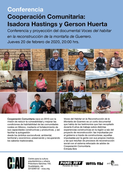 Voces del habitar impartida por Isadora Hastings y Gerson Huerta - Imagen Principal