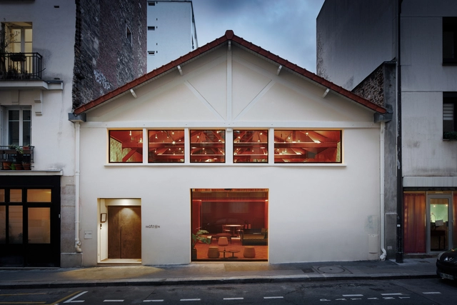 巴黎家庭餐厅，陶瓦匠心 / Atelier Tsuyoshi Tane Architects - 建筑图, 餐厅, 表皮, 门