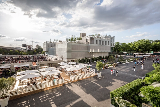 Roland-Garros 体育场改造 / Chaix & Morel et Associés  - 建筑图, 体育场馆