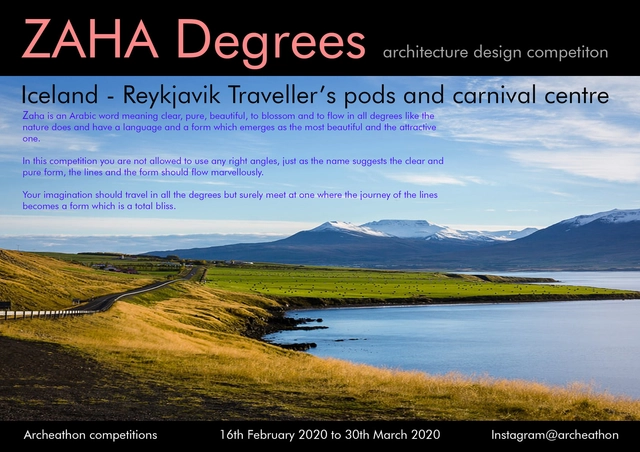 ZAHA Degrees - Iceland, Reykjavik - Traveller's Pods And Carnival Centre - Featured Image