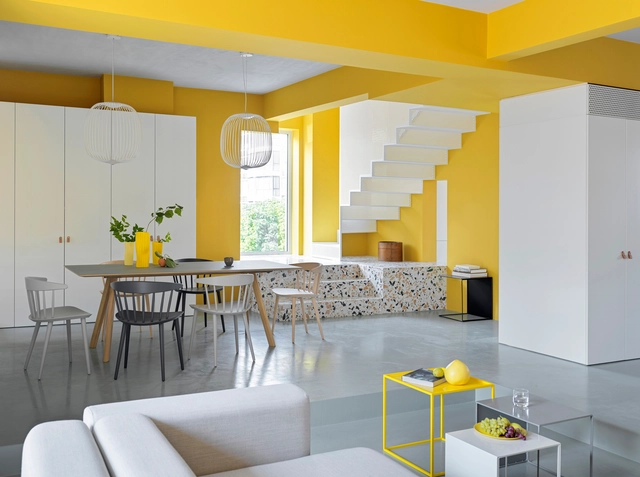 House P / MDDM STUDIO - Interior Photography, Interior Design, Kitchen, Facade, Column, Table, Chair