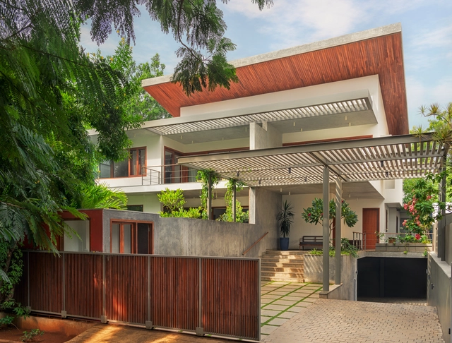 Casa Race Course / Khosla Associates - Fotografía exterior, Casas, Fachada