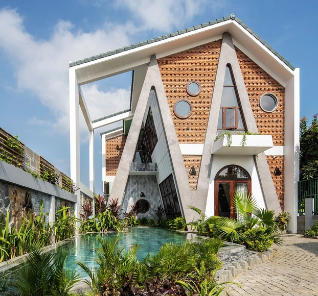 Cam Thanh A&A Villa / VRA Design - Exterior Photography, Houses, Garden