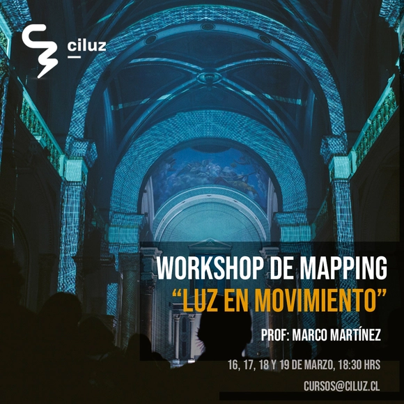 Luz en movimiento: workshop de mapping - Imagen Principal